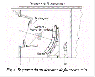 Cuadro de texto:  
Fig.4: Esquema de un detector de fluorescencia.
